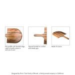 TOSCANA - a Picnic Time Brand Acacia Wood Pizza Peel