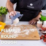 Set of 6 babadoh pizza dough containers and lids (multi)