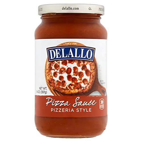 DeLallo Classic Pizzeria-Style Pizza Sauce, 14oz Jar