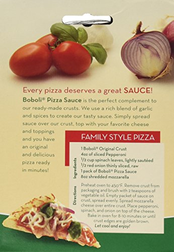 Boboli Traditional Italian Pizza Sauce 15 Oz (3 Pack)
