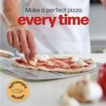 Hans Grill Pizza Peel PRO | Made for XL Pizza 12 inch + | Professional Restaurant Grade Perforated Metal Non-Stick Paddle for launching, turning and retrieving pizzas