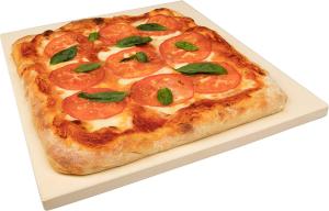 CucinaPro Pizza Stone for Oven, Grill, BBQ- Extra Thick 5/8" Cordierite Rectangular Baking Stone for Better Cooking- 16" x 14" Pan- Holds High Temperature Perfectly For Crispy Crust- Holiday Must Have