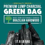 Fogo FG-CH-BRA-17 All Natural Restaurant Quality Brazilian Eucalyptus Blend Hardwood Lump Charcoal for Grilling and Smoking, 17.6 Pounds