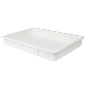 Cambro DB18263P148 White 18" x 26" x 3" Pizza Dough Box