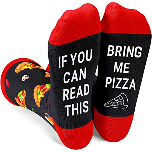 Zmart Funny Food Socks Pizza Socks Pizza Gifts for Women Teens, Pizza Gifts for Pizza Lovers Novelty Socks for Women Cool Gifts for Teenagers