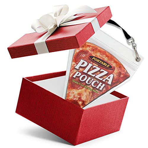 Portable Pizza Pouch - Great Gag Gift, Stocking Stuffer, Or For The Pizza Lover!