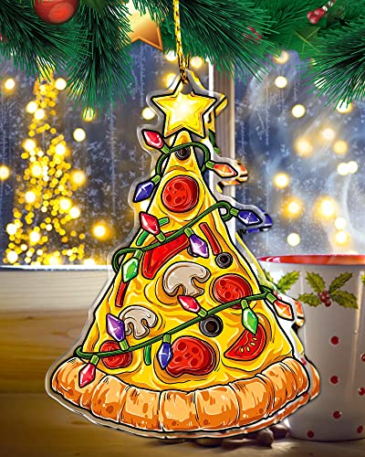 Pizza Ornaments for Christmas Tree Pizza Gifts for Pizza Lovers Women Themed