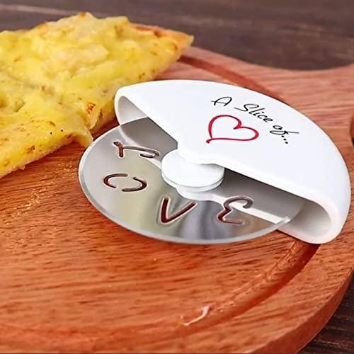 Kate Aspen 13015NA Slice of Love Pizza Cutter