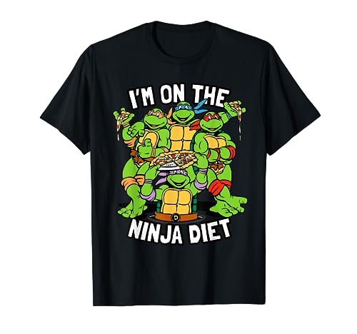 Mademark x Teenage Mutant Ninja Turtles - I'm on the Ninja Diet TMNT Pizza T-Shirt