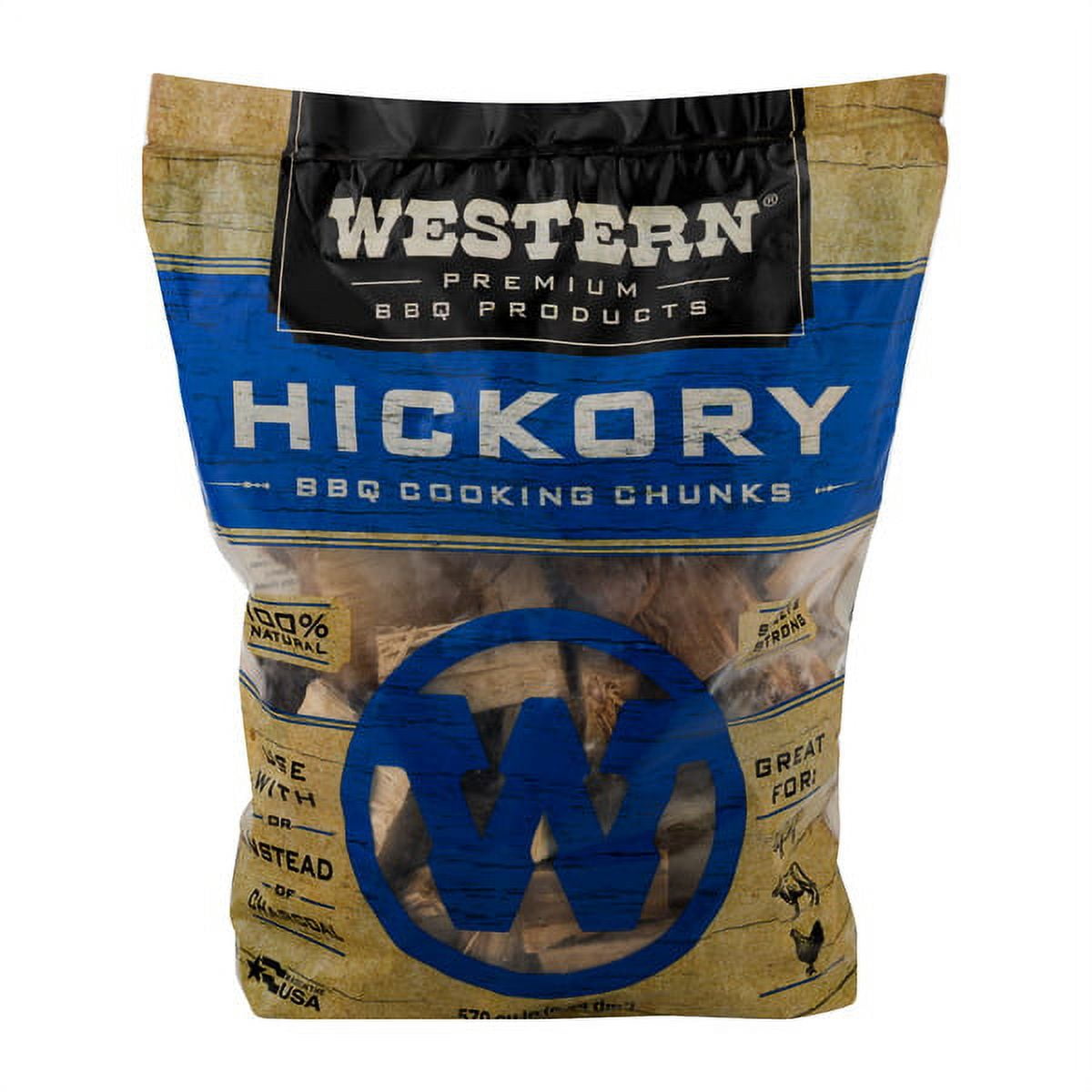 Hickory BBQ Cooking Chunks - Western Premium BBQ