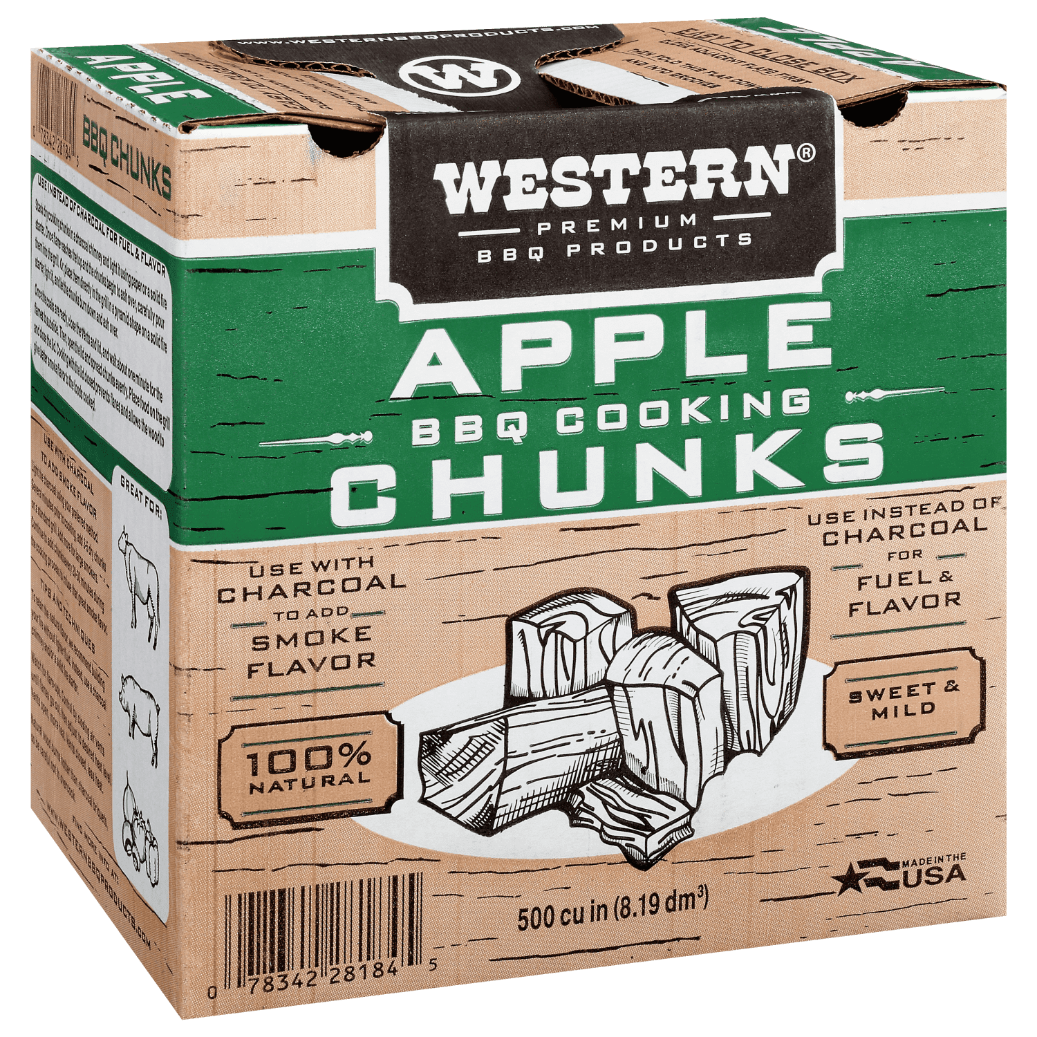 Apple Chunk Box for Western 500 CU