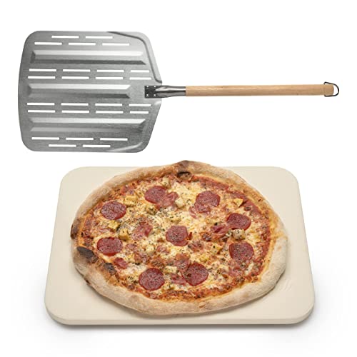 XL Hans Grill Pizza Stone for Oven, Grill, BBQ
