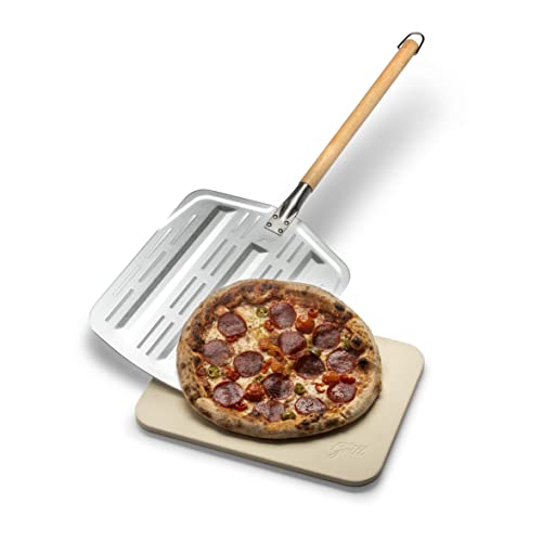 XL Hans Grill Pizza Stone for Oven, Grill, BBQ