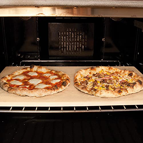 Large Rectangular Pizza Stone for Oven and Grill