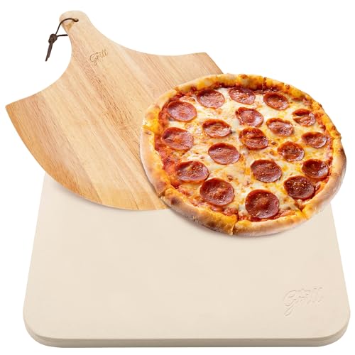 Rectangular Pizza Stone for Oven and BBQ Grilling