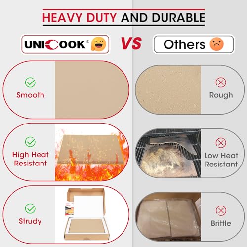 Unicook Heavy Duty Cordierite Pizza Pan, 15 X 12 Inch