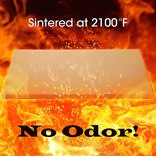 Large Rectangular Pizza Stone for Oven and Grill