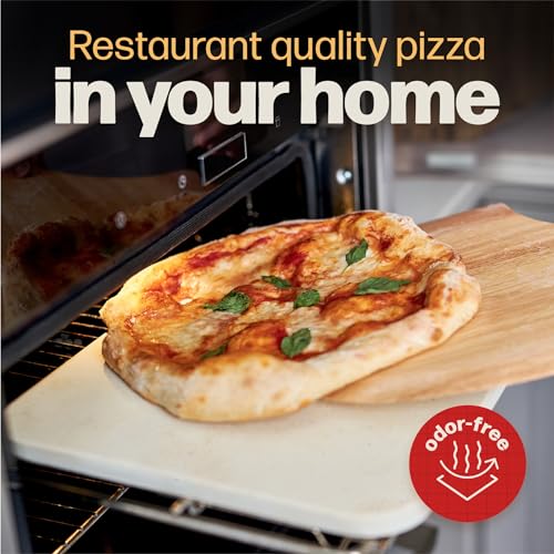 Rectangular Pizza Stone for Oven and BBQ Grilling
