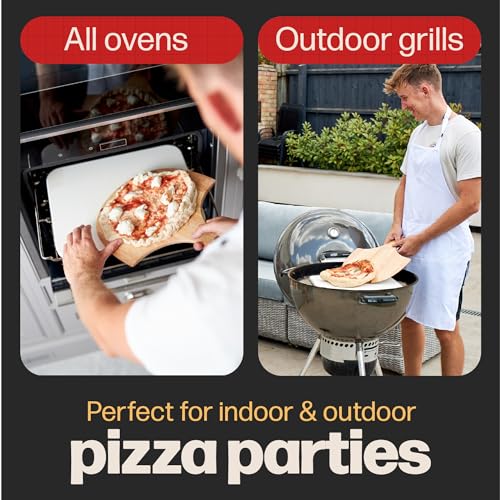 Rectangular Pizza Stone for Oven and BBQ Grilling