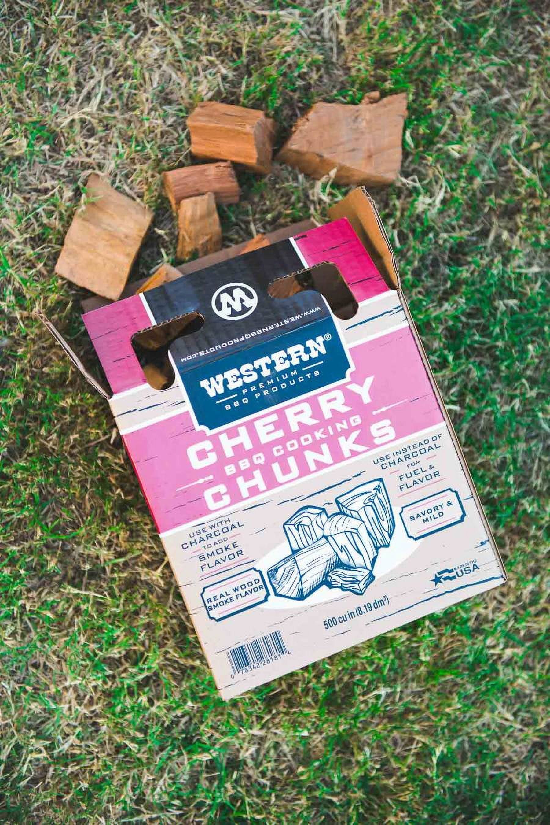 Cherry Smoking Wood Chunks - Western 500 CU