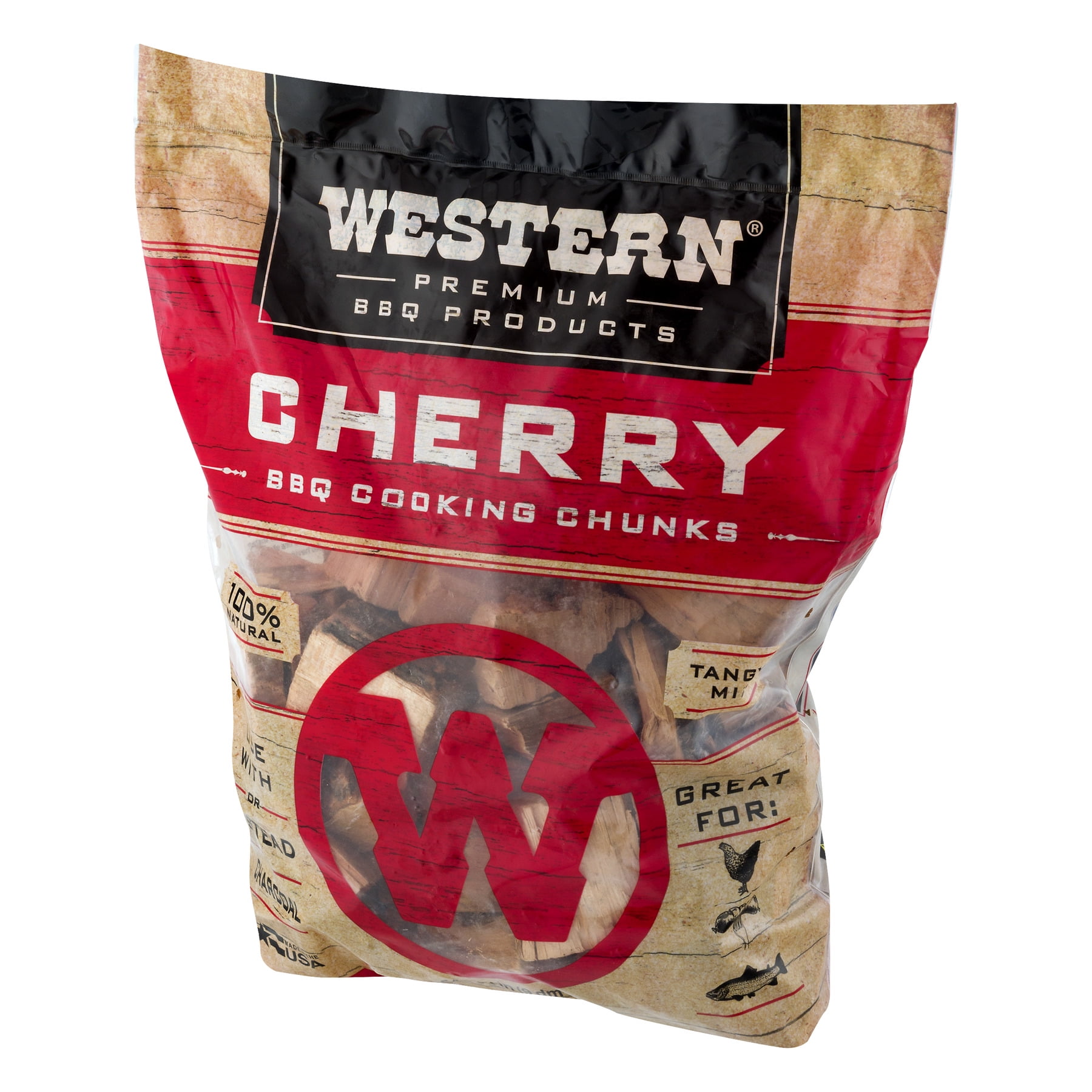 Premium Cherry BBQ Wood Chunks, 549 Cu in