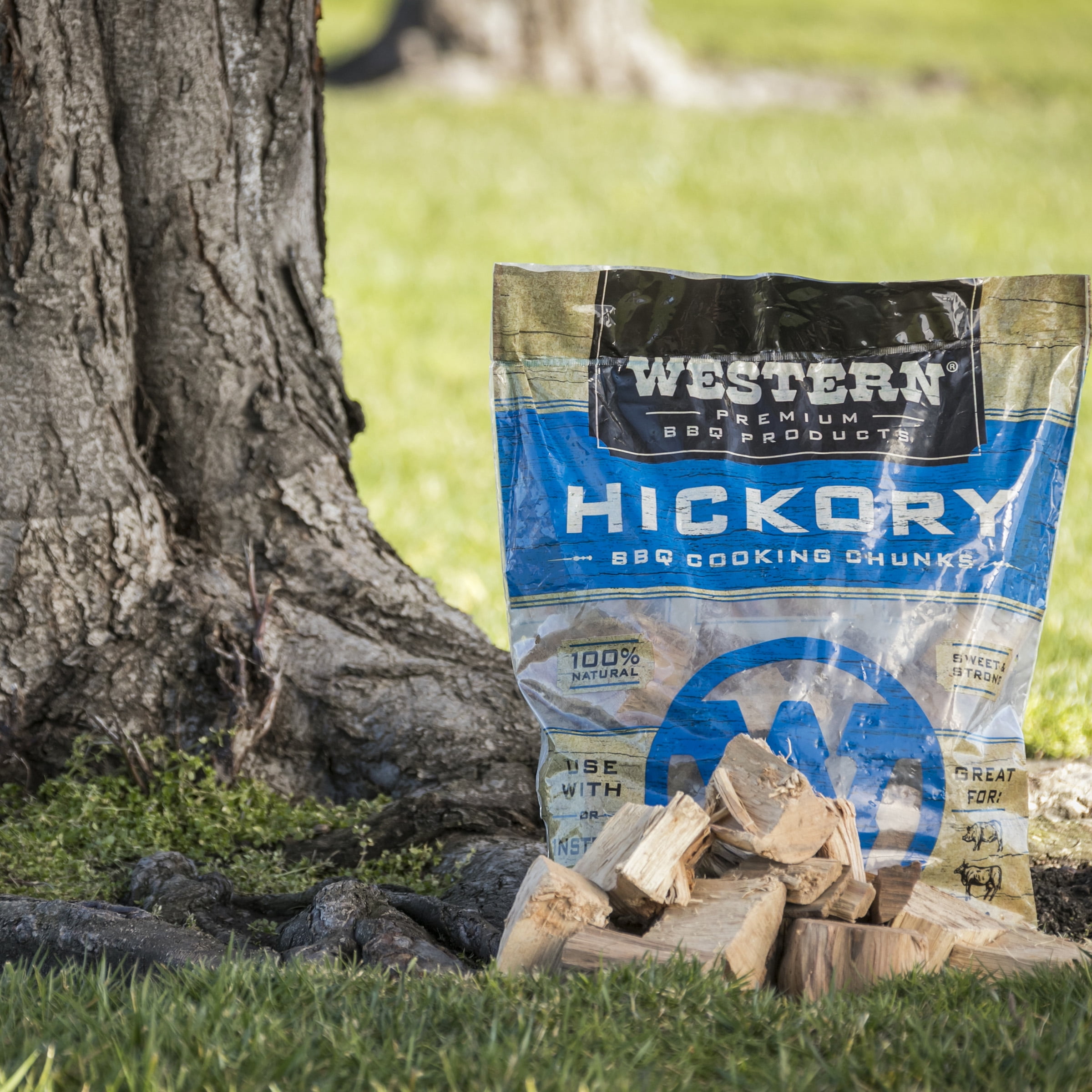 Hickory BBQ Cooking Chunks - Western Premium BBQ