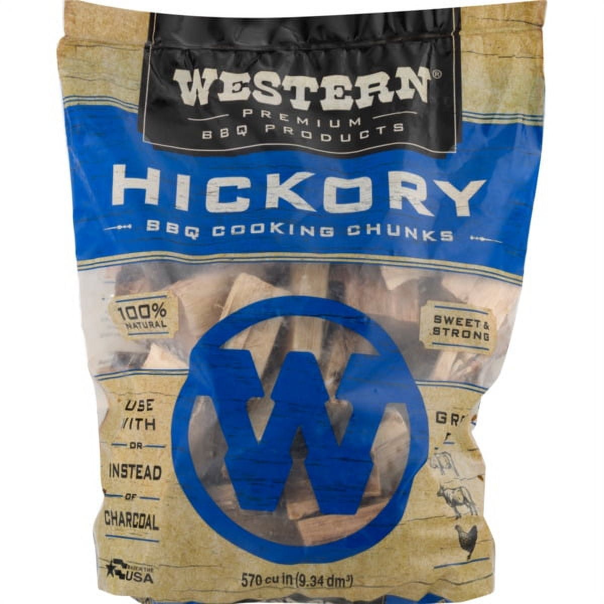 Hickory BBQ Cooking Chunks - Western Premium BBQ