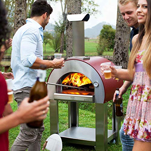 Alfa 5 Minuti 23-Inch Outdoor Countertop Wood-Fired Pizza Oven - Copper - FX5MIN-LRAM-T