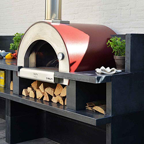 Alfa 5 Minuti 23-Inch Outdoor Countertop Wood-Fired Pizza Oven - Copper - FX5MIN-LRAM-T