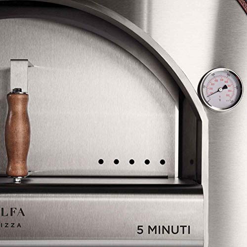 Alfa 5 Minuti 23-Inch Outdoor Countertop Wood-Fired Pizza Oven - Copper - FX5MIN-LRAM-T
