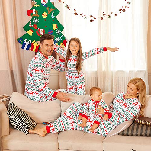 Christmas Pajamas Sets: Blue Elk Tree Family Sleepwear