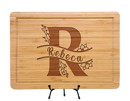 Personalized Monogram Christmas Cutting Board - Made in USA