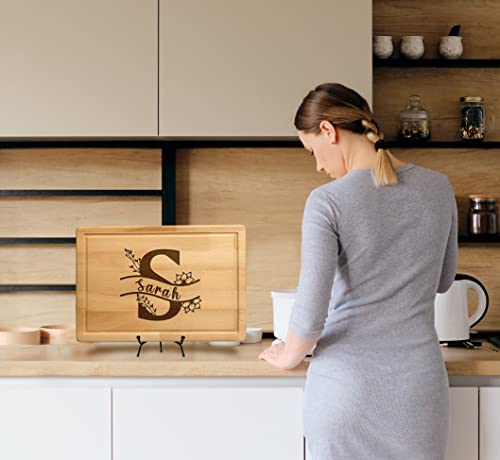 Personalized Monogram Christmas Cutting Board - Made in USA