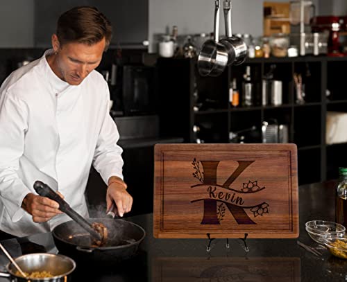Personalized Monogram Christmas Cutting Board - Made in USA