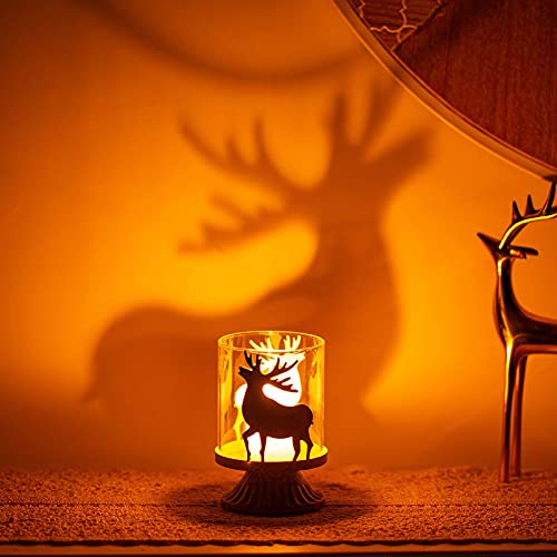 Vintage Christmas Candle Holders - Set of 2