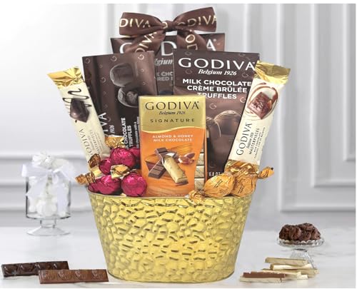 Godiva Chocolatier Christmas Gift Basket – LA Signature