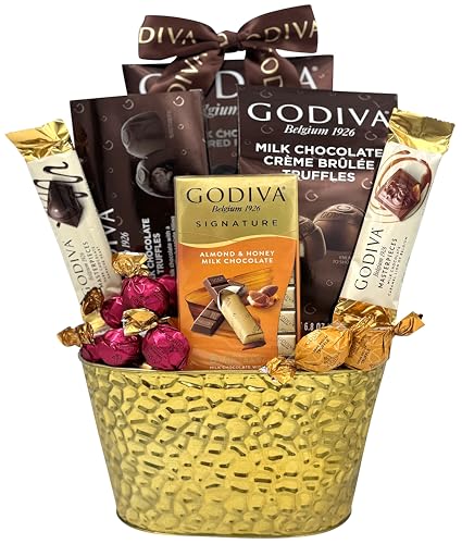 Godiva Chocolatier Christmas Gift Basket – LA Signature