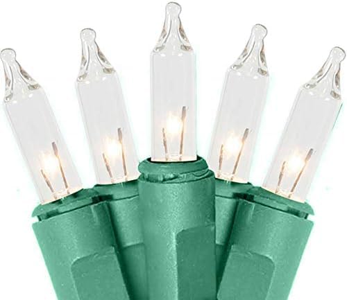 Festive 100-Count Warm White Christmas Tree Lights