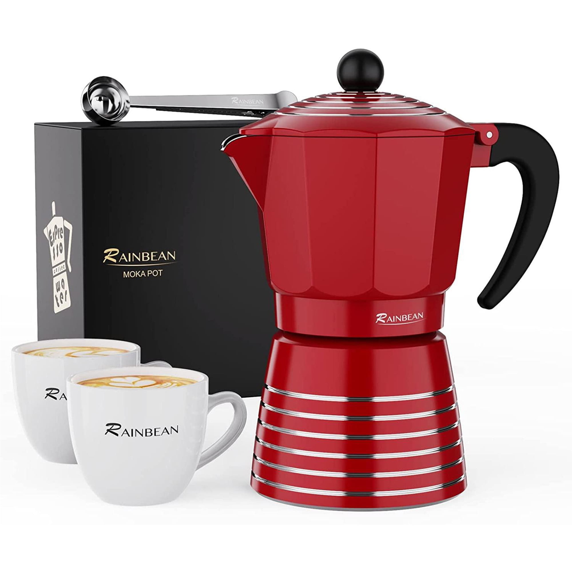 Aluminum Stove Espresso Mocha Pot by Kisrais