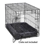 MidWest Quiet Time Pet Bed, Gray, 22" x 13"