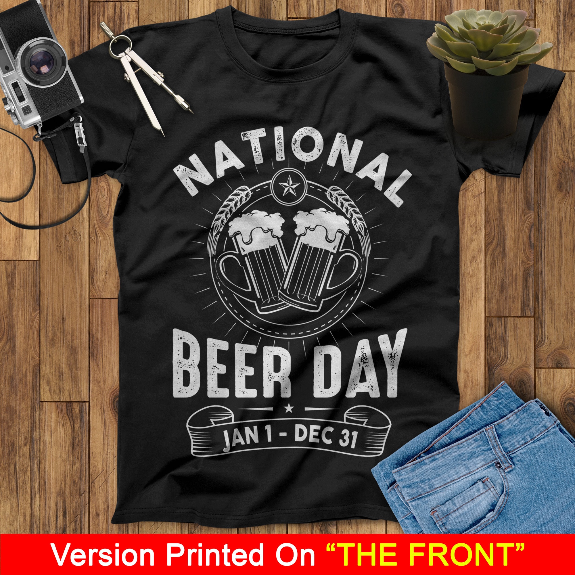 National Beer Day Funny T-Shirt for Craft Beer Lovers