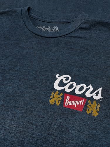Coors Banquet Beer Tee - XL Mottled Denim