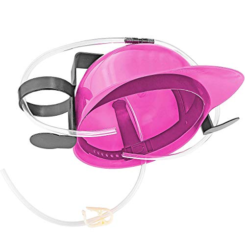 Pink Drinking Helmet for Beer and Soda