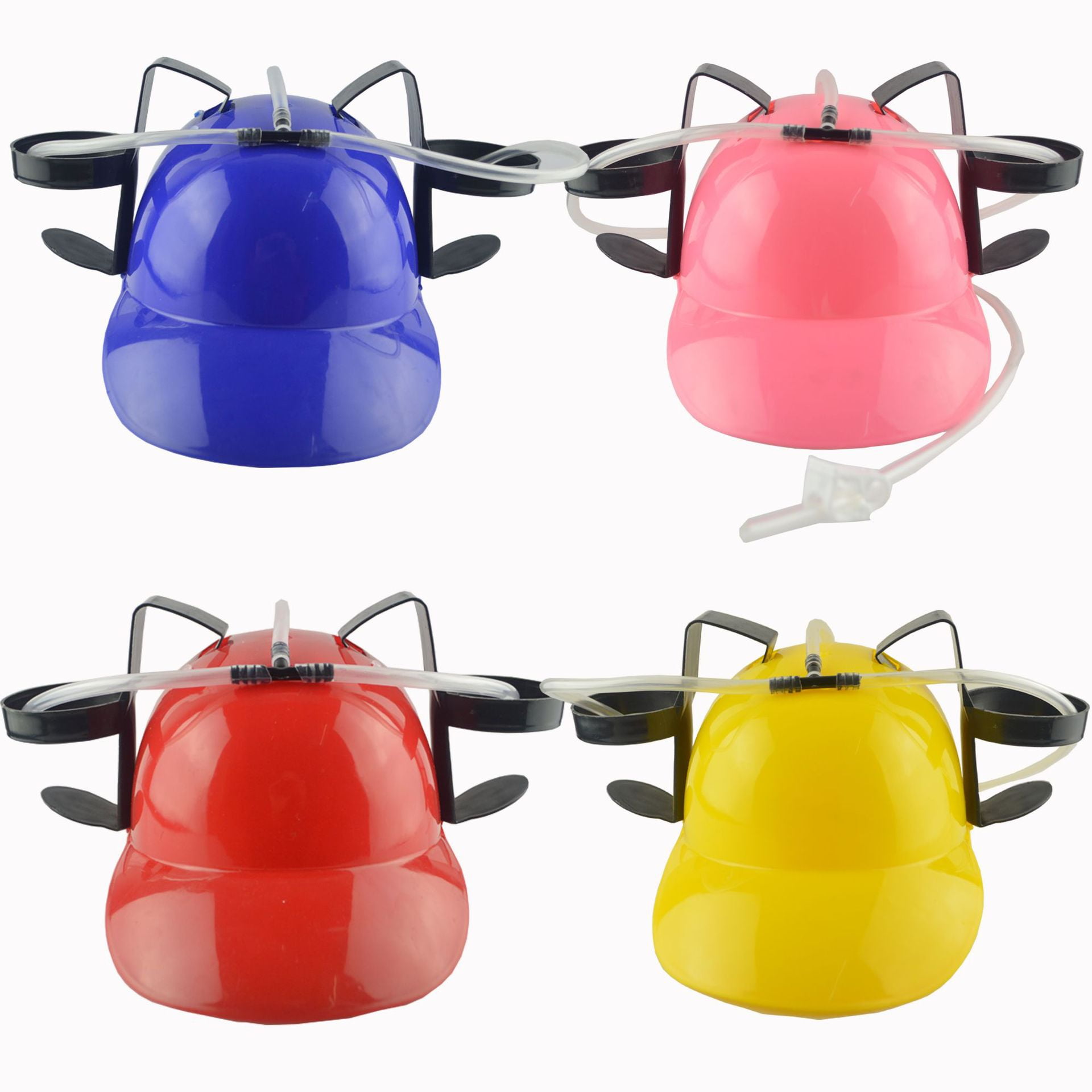 Beer Cola Guzzler Helmet with Straw