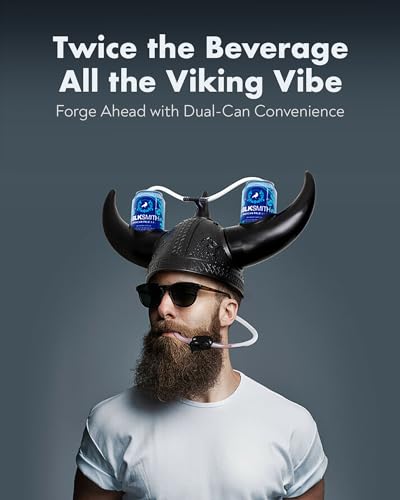Viking Drinking Hat - Perfect for Parties!