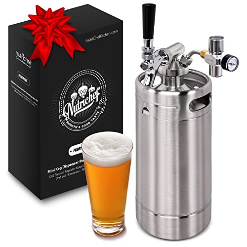 Stainless Steel Mini Keg Dispenser with Co2 Regulator