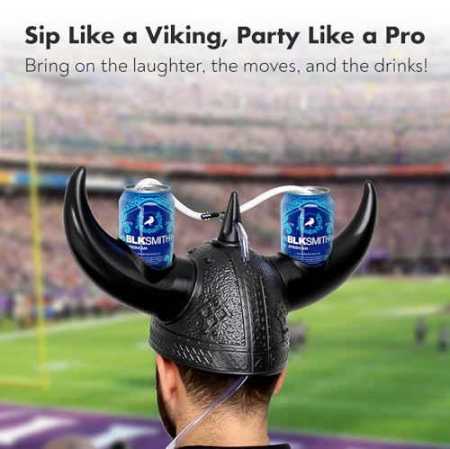 Viking Drinking Hat - Perfect for Parties!