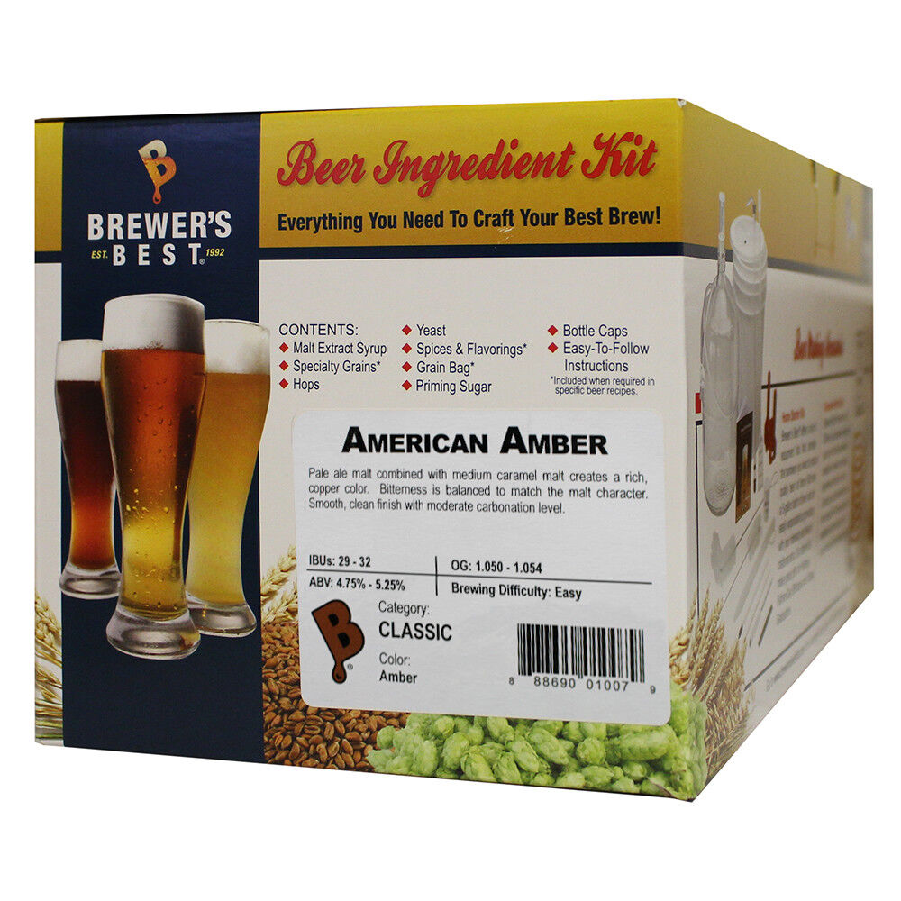 Home Brew American Amber Beer Ingredient Kit