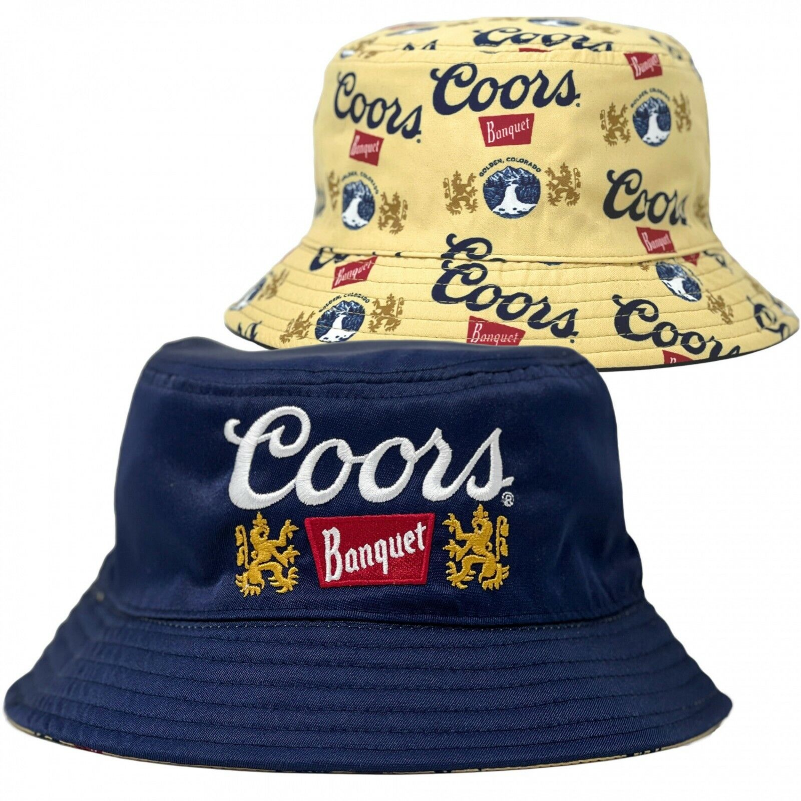 Coors Banquet Reversible Bucket Hat with Logos