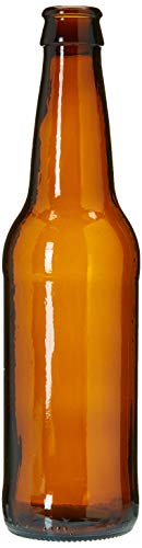 12 oz Beer Bottles- AMBER- Case of 24